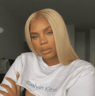Virgin Brazilian 613 Blonde Straight Closure