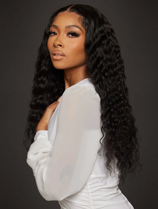 Virgin Brazilian Deep Wave Lace Front Wig True Glory Hair