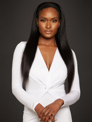 Virgin Brazilian Straight Headband Wig True Glory Hair