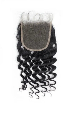 Virgin Brazilian Deep Wave Lace Closure True Glory Hair
