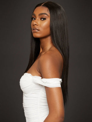 Virgin Brazilian Straight Lace Front Wig