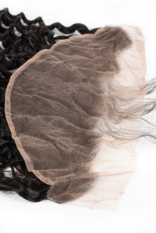 Virgin Brazilian Deep Wave Lace Frontal - True Glory Hair