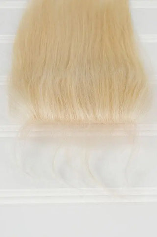 Virgin Brazilian 613 Blonde Straight Closure True Glory Hair