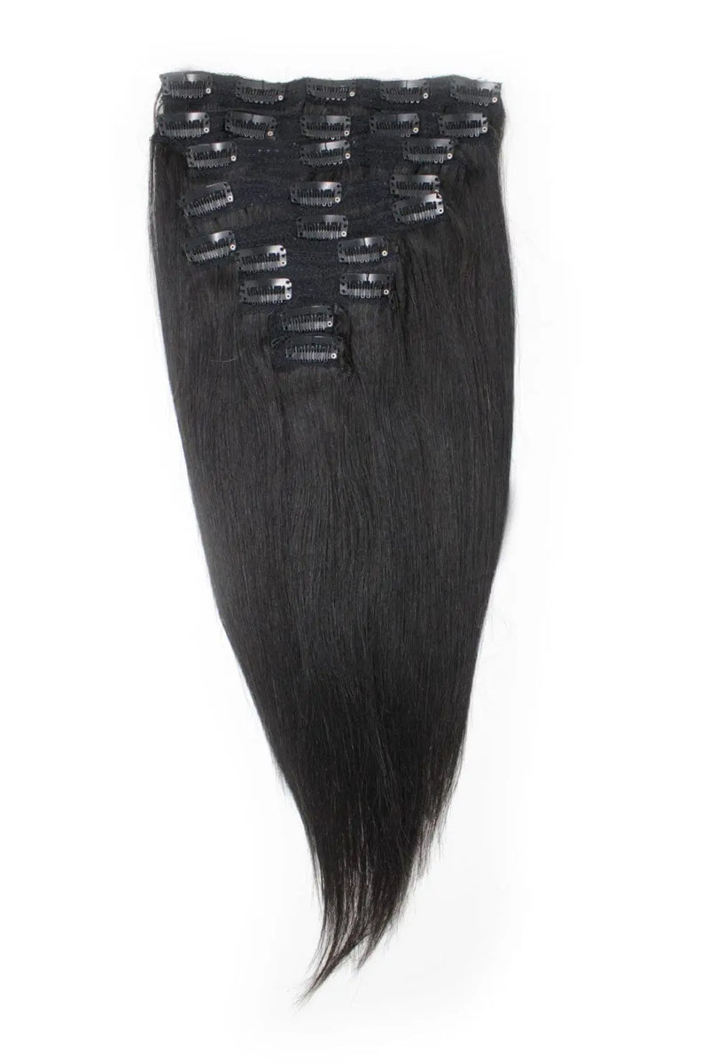Virgin Brazilian ClipIn Extensions for Black Hair Near Me True