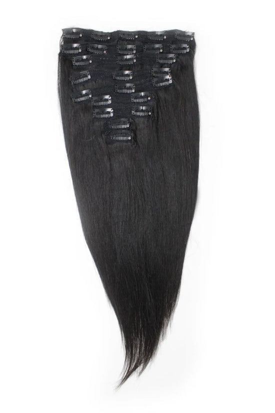 Virgin Brazilian ClipIn Extensions for Black Hair Near Me True